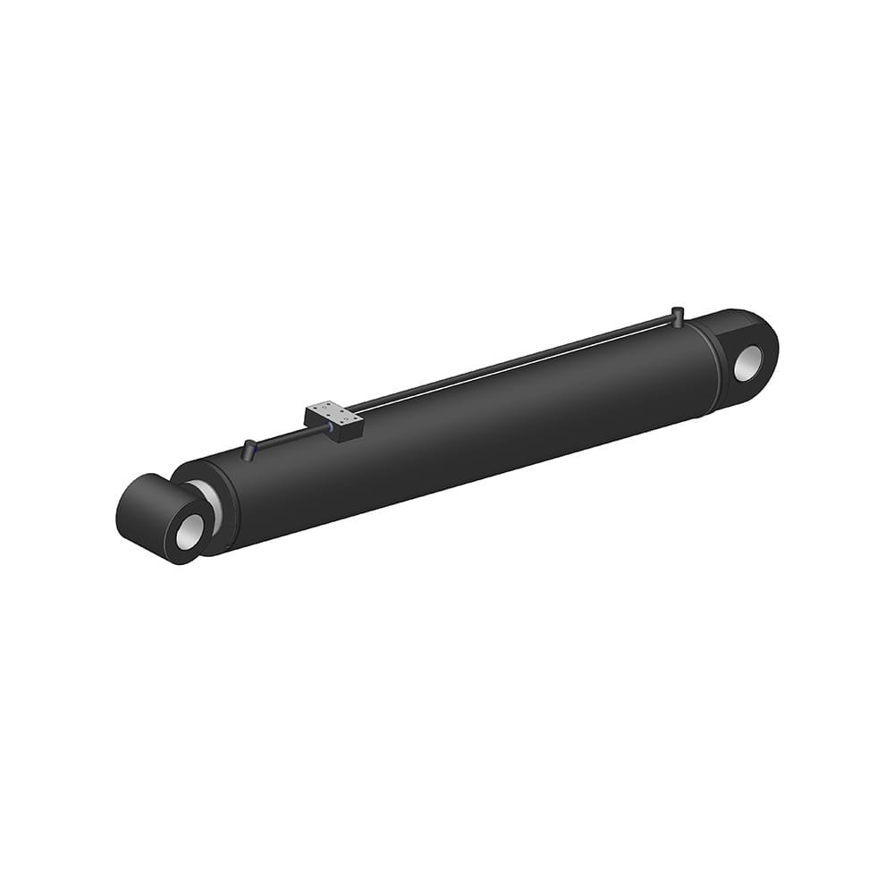 Side-loader kranhydraulisk outrigger luffing cylinder