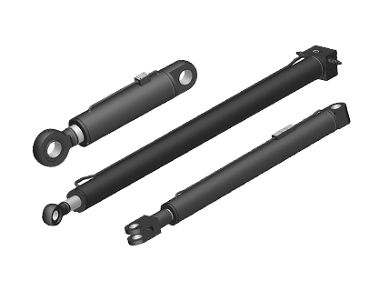 Hydrauliske cylindre til at samle maskineri